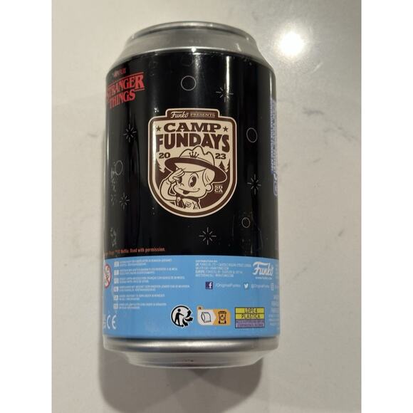 Funko Soda Freddy as Dustin (Black Light, Sealed) - 2023 Camp Fundays Exclusive - Picture 3 of 6